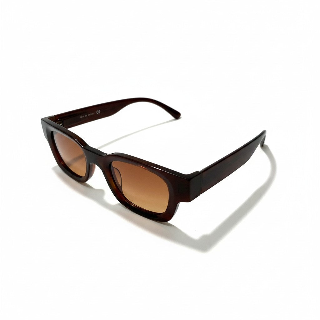 Óculos de Sol Square Retangular em Acetato
